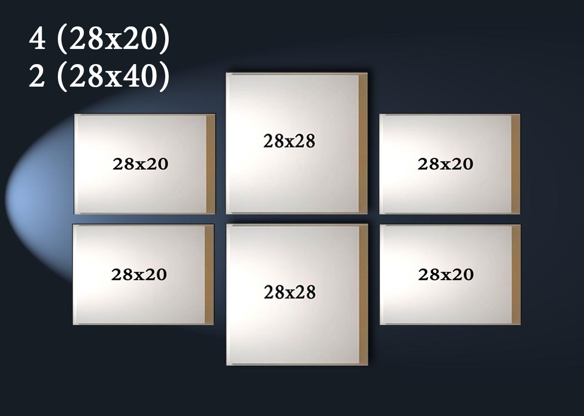 10 Canvas Reklama 4x(28x20) + 2x(28x28)