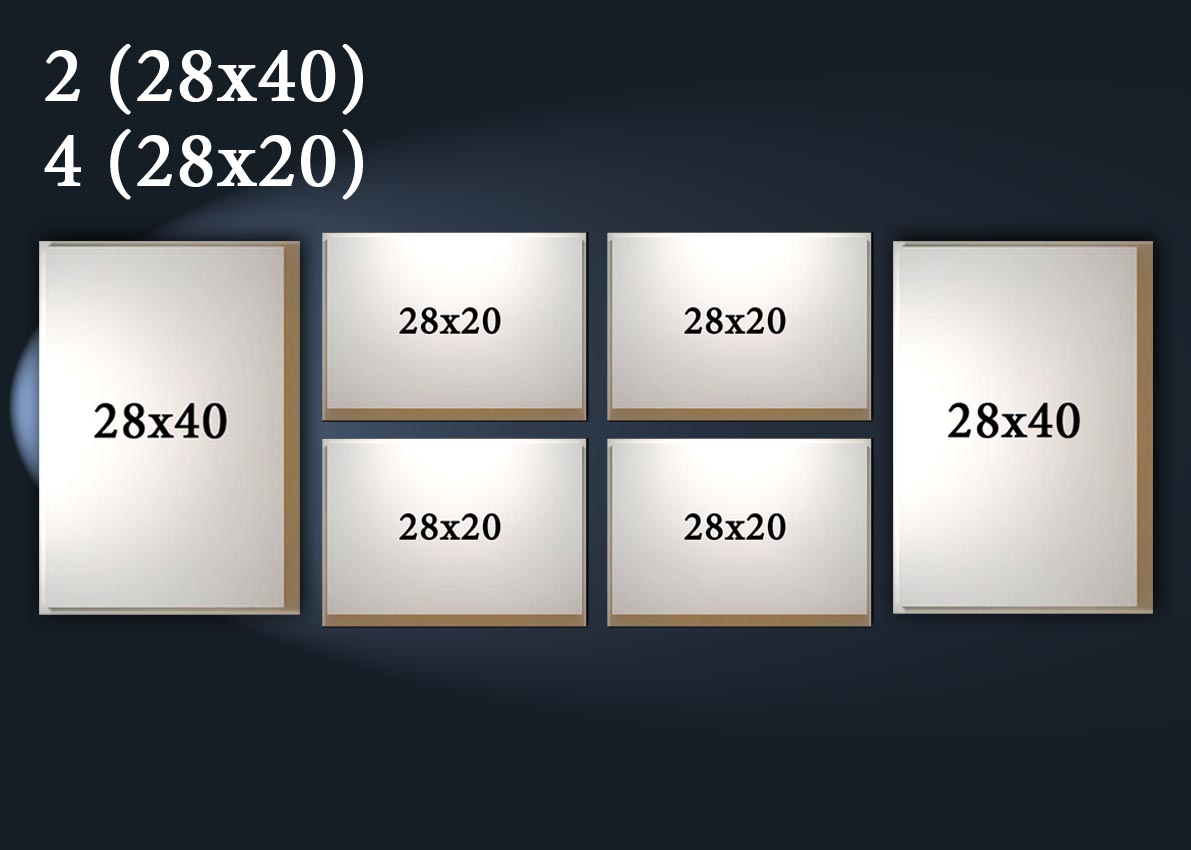 11 Canvas Reklama 2x(28x40) + 4x(28x20)